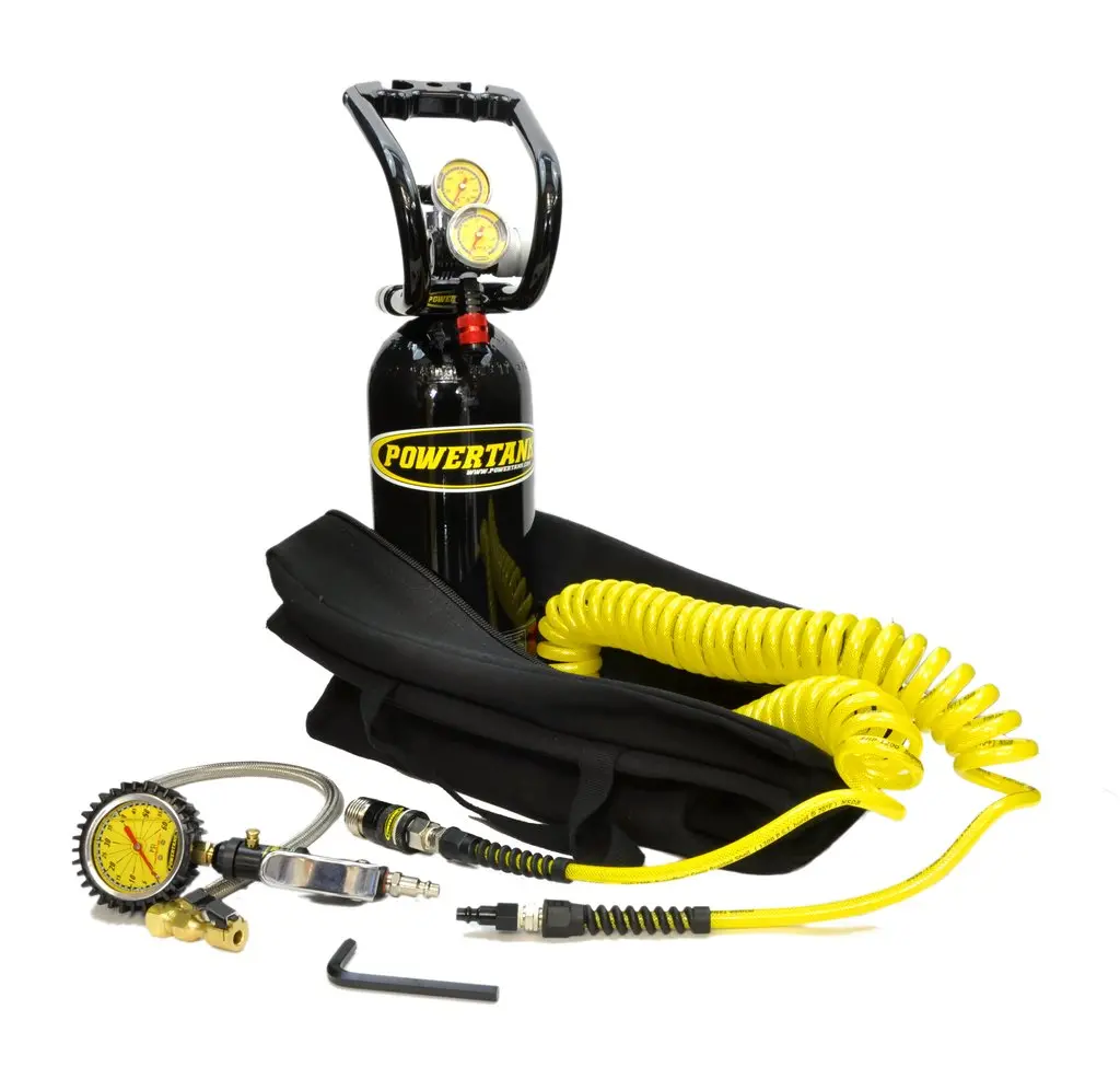 Co2 Tank 5 Lb Track Pack Package B System 250 Psi Black Power Tank 1
