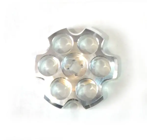 Aluminum Tank Knob Six Shooter Arctic Silver Power Tank 1