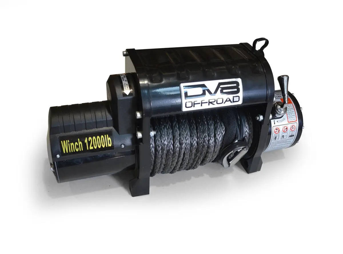 12000 Lb Winch Black W/Synthetic Line And Wireless Remote 1