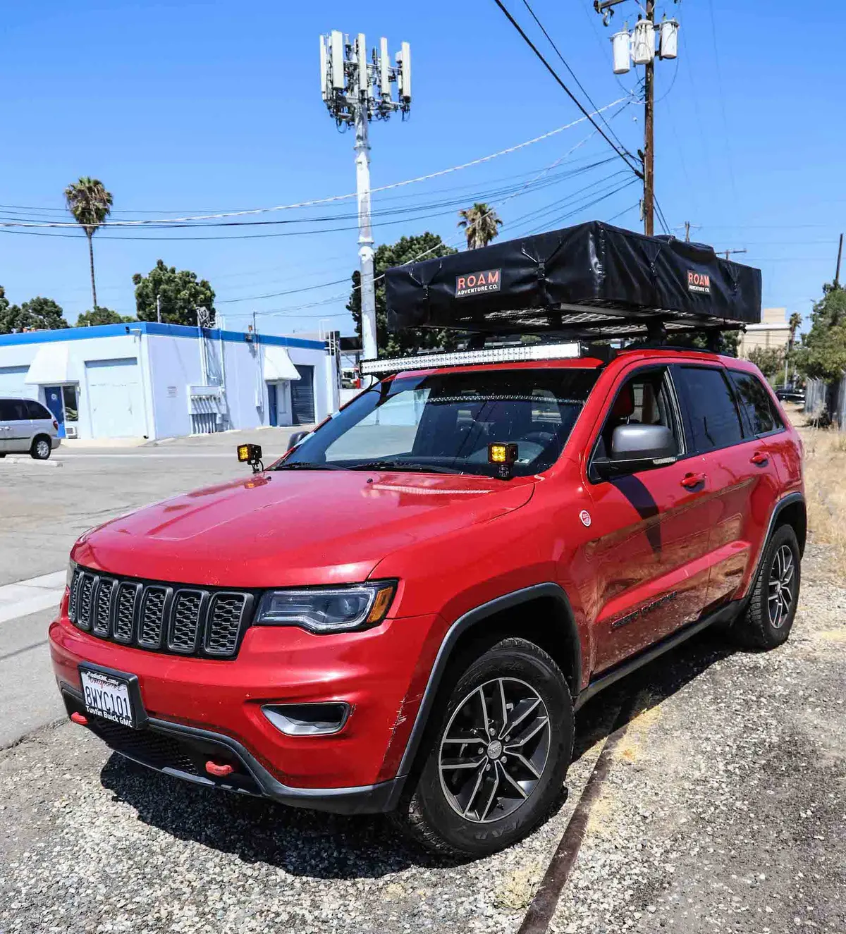 Jeep Wk2 50" Curved Led Bar Roof Mounts For Grand Cherokee Years 2011 To Current Made In Usa 1