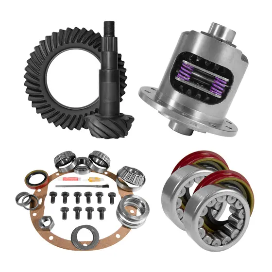 8.5 Inch Gm 4.11 Rear Ring And Pinion Install Kit 30 Spline Positraction Axle Bearings And Seals - 1