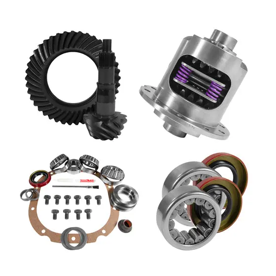 8.8 Inch Ford 4.56 Rear Ring And Pinion Install Kit 31 Spline Positraction 2.99 Inch Axle Bearings - 1
