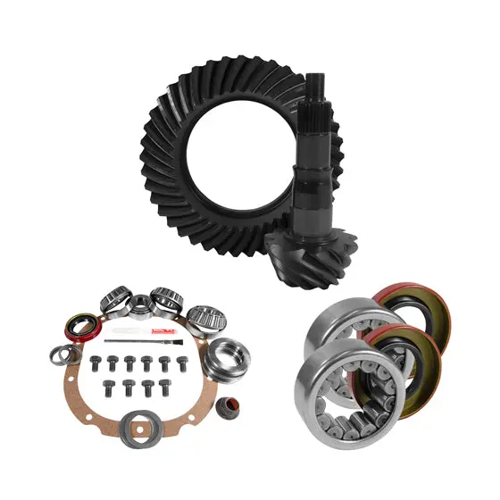 8.8 Inch Ford 4.56 Rear Ring And Pinion Install Kit 2.99 Inch Od Axle Bearings And Seals - 1