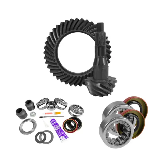 9.75 Inch Ford 3.73 Rear Ring And Pinion Install Kit 2.99 Inch Od Axle Bearings And Seals - 1