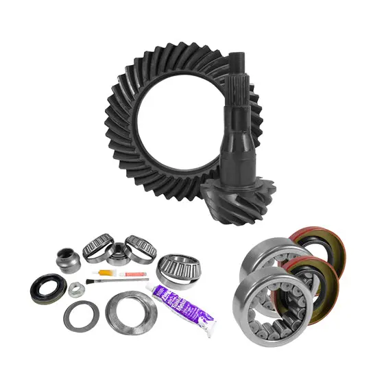 9.75 Inch Ford 3.73 Rear Ring And Pinion Install Kit Axle Bearings And Seal - 1