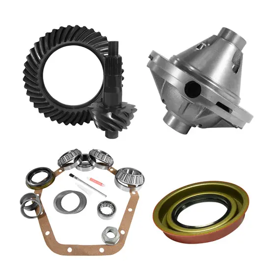 10.5 Inch Gm 14 Bolt 3.73 Rear Ring And Pinion Install Kit 30 Spline Positraction - 1