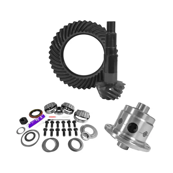 11.25 Inch Dana 80 4.11 Rear Ring And Pinion Install Kit 35 Spline Positraction 4.125 Inch Brg - 1