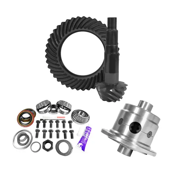 11.25 Inch Dana 80 3.73 Rear Ring And Pinion Install Kit 35 Spline Positraction 4.375 Inch Brg - 1
