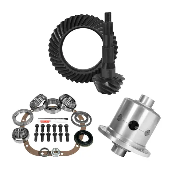 10.5 Inch Ford 4.30 Rear Ring And Pinion Install Kit 35 Spline Positraction With Np761271 / Np998236 Usa Standard 1
