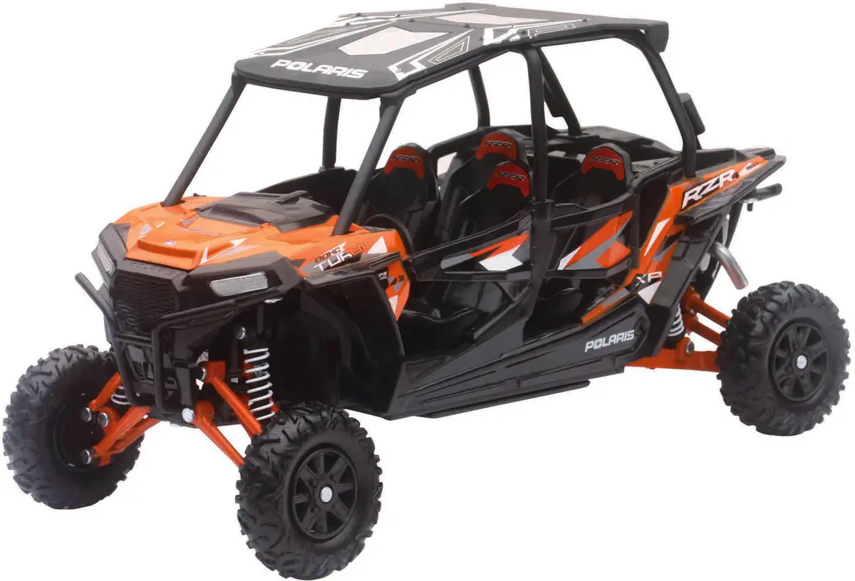 Replica 1:18 Utv Polaris Rzr 1000 Xp Orange Toy 1
