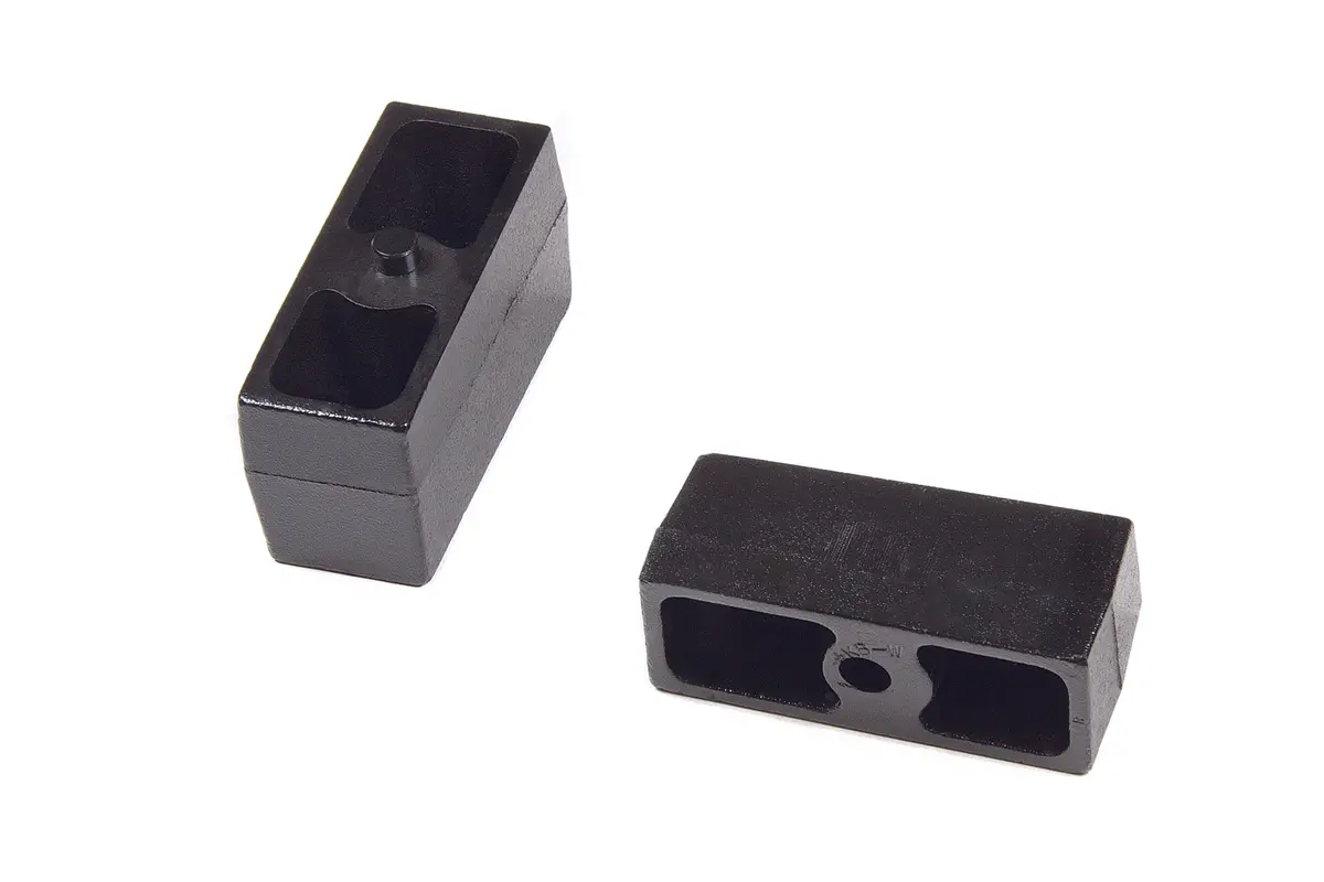 Rear Lift Blocks - 3/4 In Pin - Cast Iron | 2 Inch Lift | Universal Fitment 1
