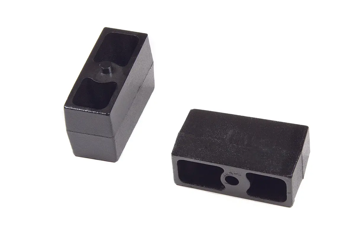 Rear Lift Blocks - 7/8 In Pin - Cast Iron | 3 Inch Lift | Universal Fitment 1