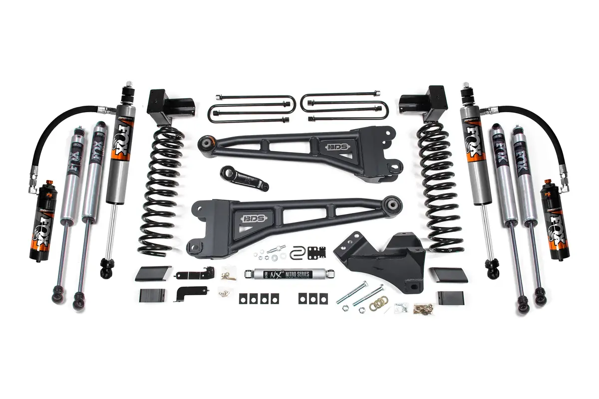 5 Inch Lift Kit W/ Radius Arm | Fox 2.5 Coil-Over Conversion - Performance Elite | Ford F250/F350 Super Duty (2023) 4Wd | Diesel 1