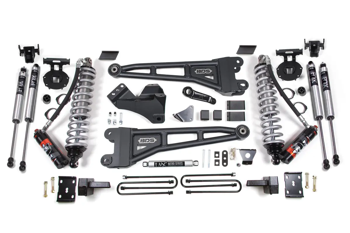 6 Inch Lift Kit W/ Radius Arm | Fox 2.5 Performance Elite Coil-Over Conversion | Ford F250/F350 Super Duty (08-10) 4Wd | Diesel 1