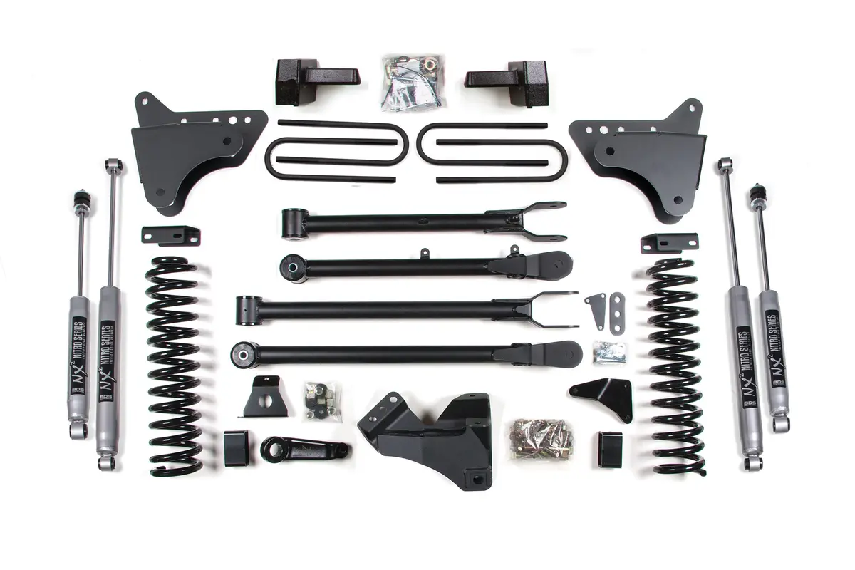 6 Inch Lift Kit W/ 4-Link | Ford F250/F350 Super Duty (05-07) 4Wd | Diesel 2