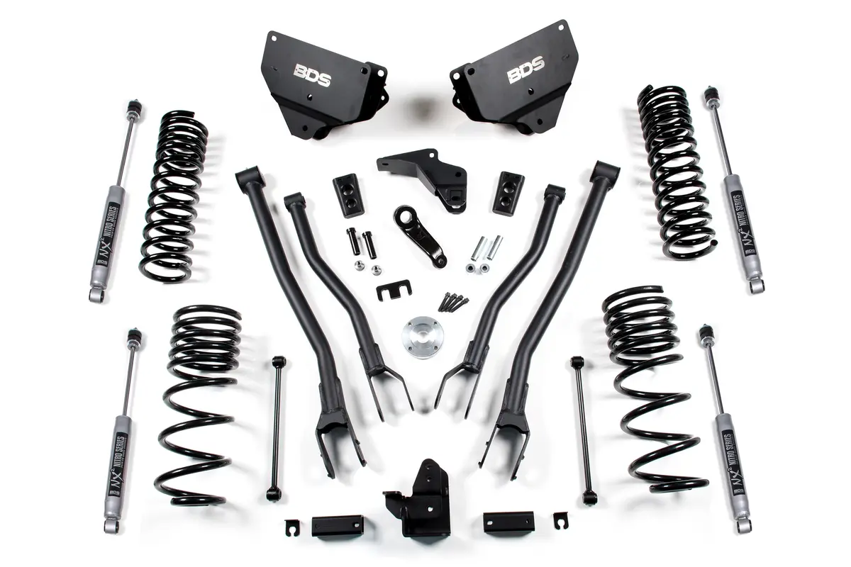 4 Inch Lift Kit W/ 4-Link | Ram 2500 (14-18) 4Wd | Gas 2