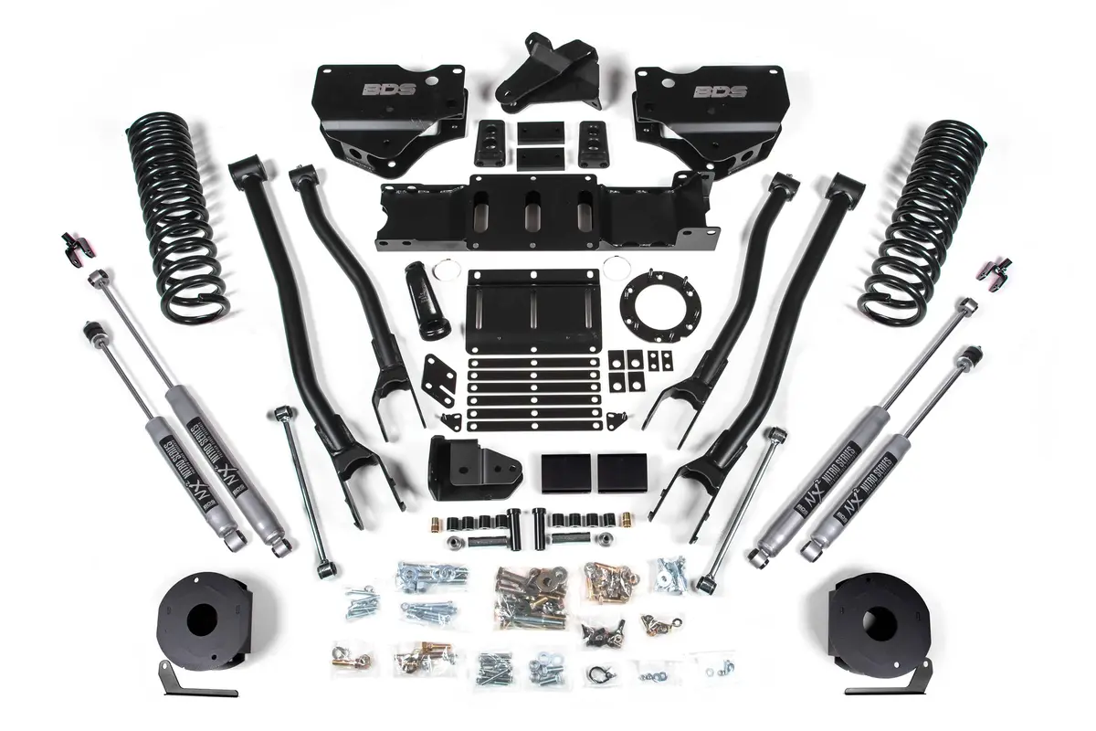 6 Inch Lift Kit W/ 4-Link | Ram 2500 W/ Rear Air Ride (19-24) 4Wd | Diesel 2