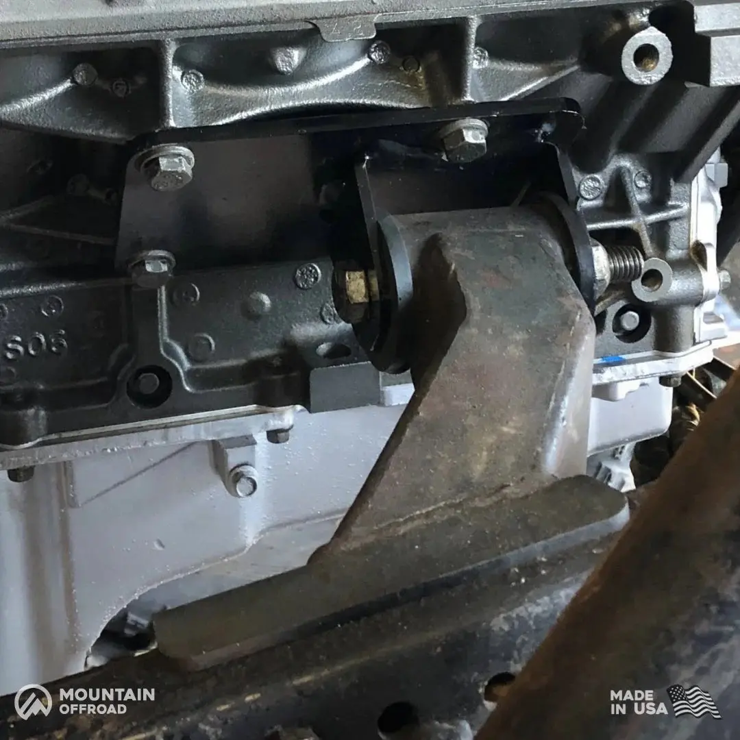 "Bomb Proof" Motor Mount Conversion Kit Chevy Ls (Gen Iii & Iv) For Jeep Cj (1972-86) 1