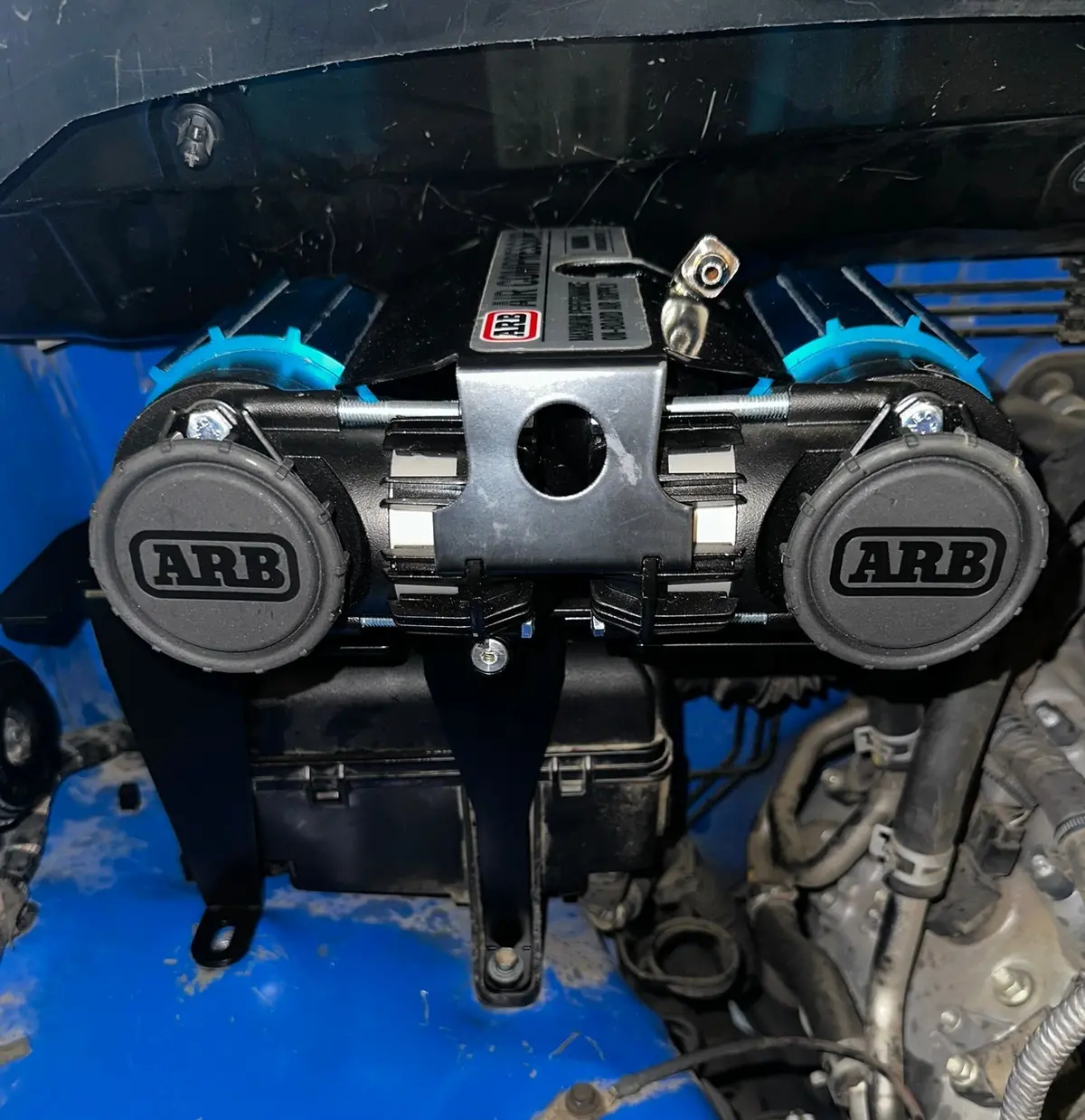 Bundle Pricing: Arb Mounting Bracket (For Mounting Arb Twin Air Compressor Only) (Arbtun2g) & Arb Twin Compressor (Ckmta12) For Toyota Tundra Gen 2 (2007-21) 1