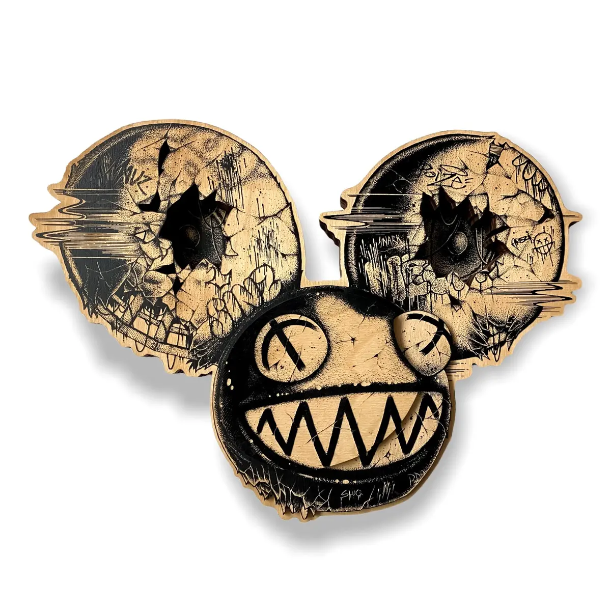 Deadmau5 X Paul Jackson - Limited Edition Wood Art Print 1