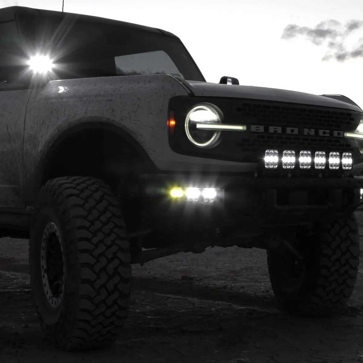 Fog Pocket Led Light Kit - Steel Bumper - Ford Bronco 2021 + 1