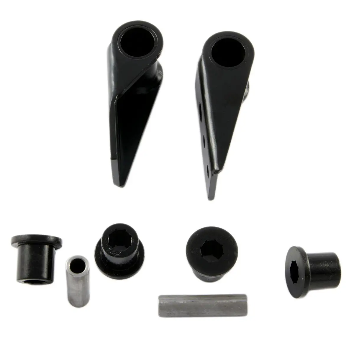 Front Shackle Hanger System For Jeep Cj (1976-86) With Yj Springs, Includes Yj Bushings 1