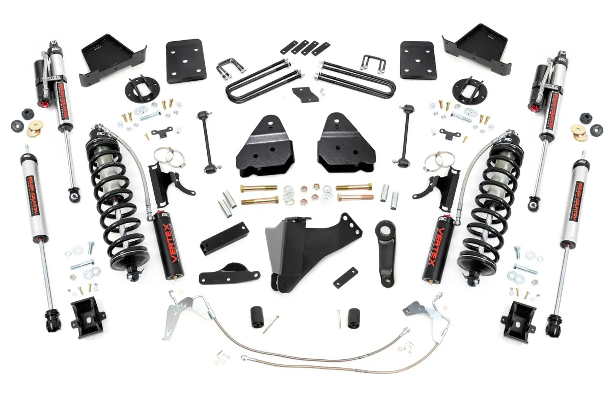 4.5 Inch Lift Kit  W O Overloads  C O Vertex Ford Super Duty 08 10 1