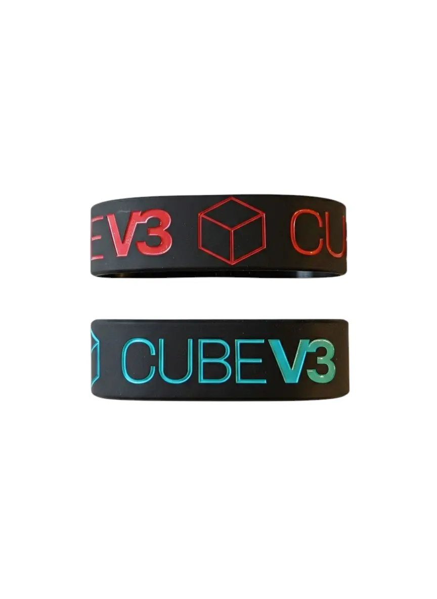 Cube V3 Rubber Wristbands 1