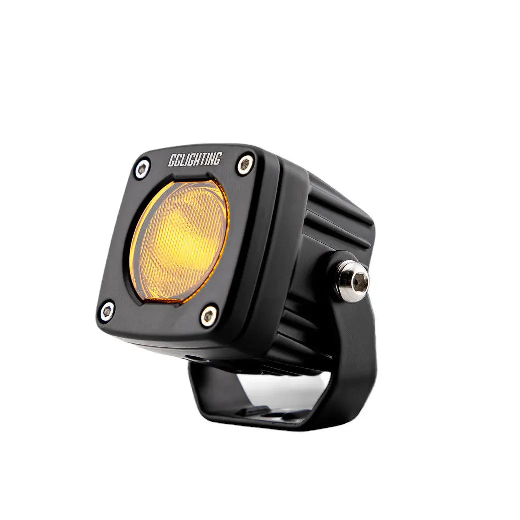 Gp5 Single Led Pod Light Amber + Free Clear Lens 1