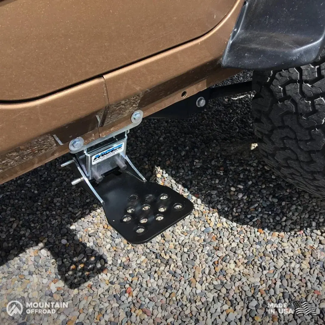 Hide A Step: Powder Coated (Rear Door) For Jeep Wrangler Jk (2007-2018) 1