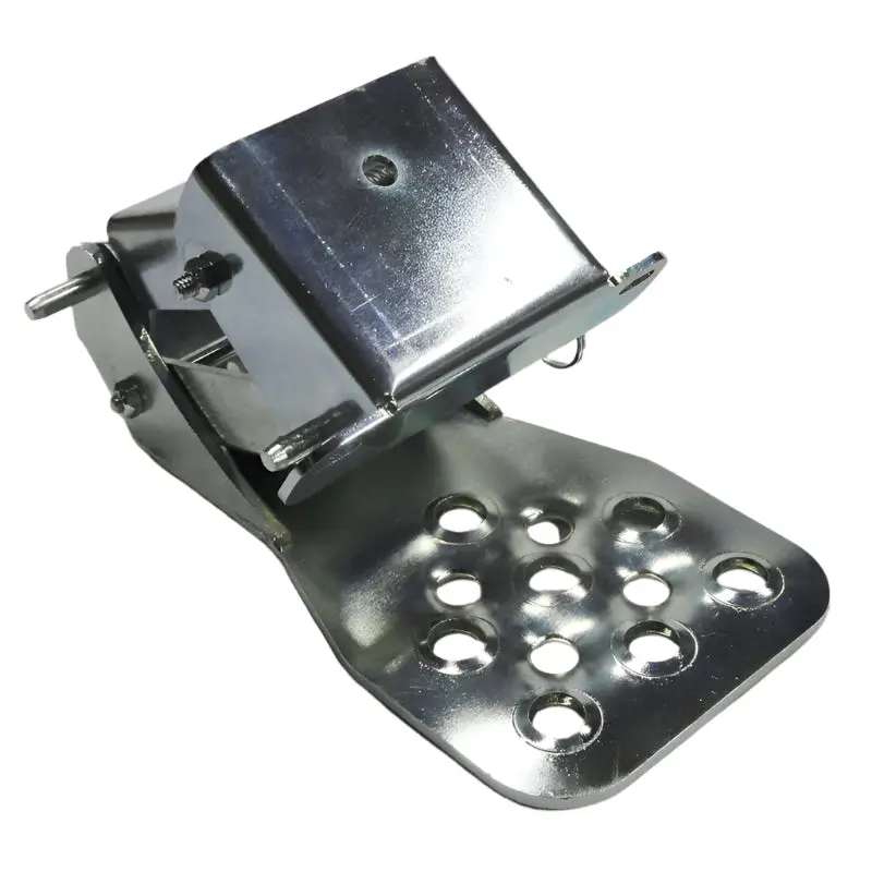 Hide A Step: Silver (Rear Door) For Jeep Wrangler Jk (2007-2018) 1