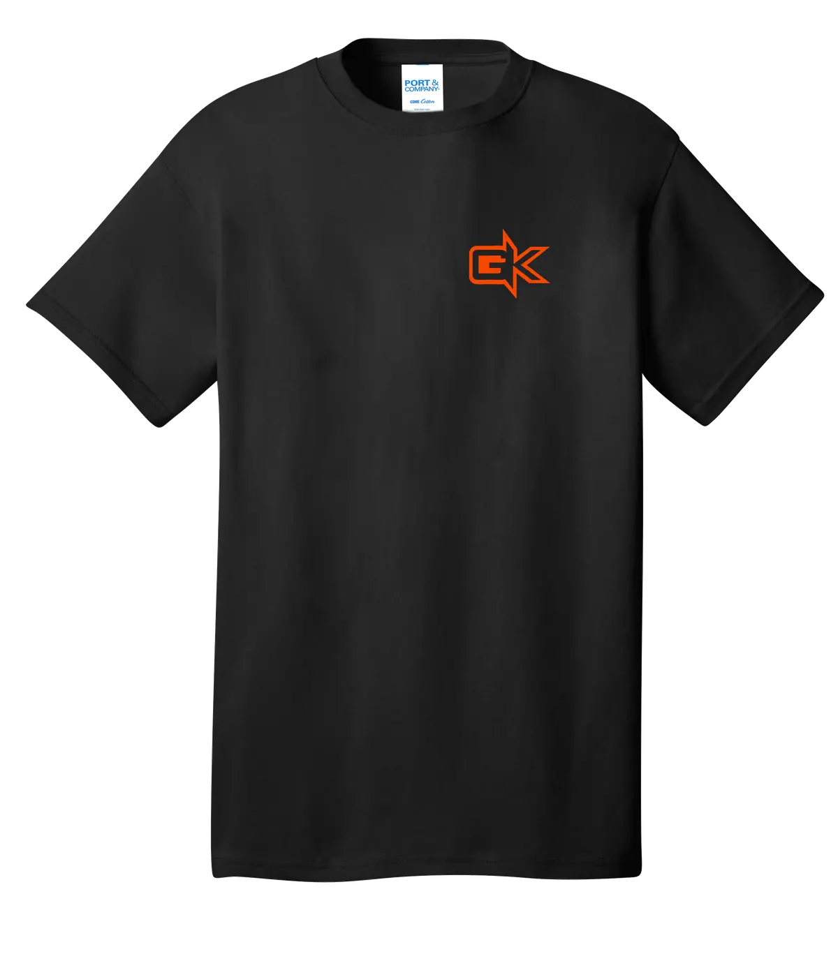 Gatekeeper Off-Road Logo Short Sleeve Shirt Black And Orange 1