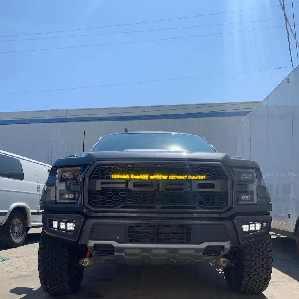 2Nd Generation Ford Raptor 30” Behind The Grill Mounts 1
