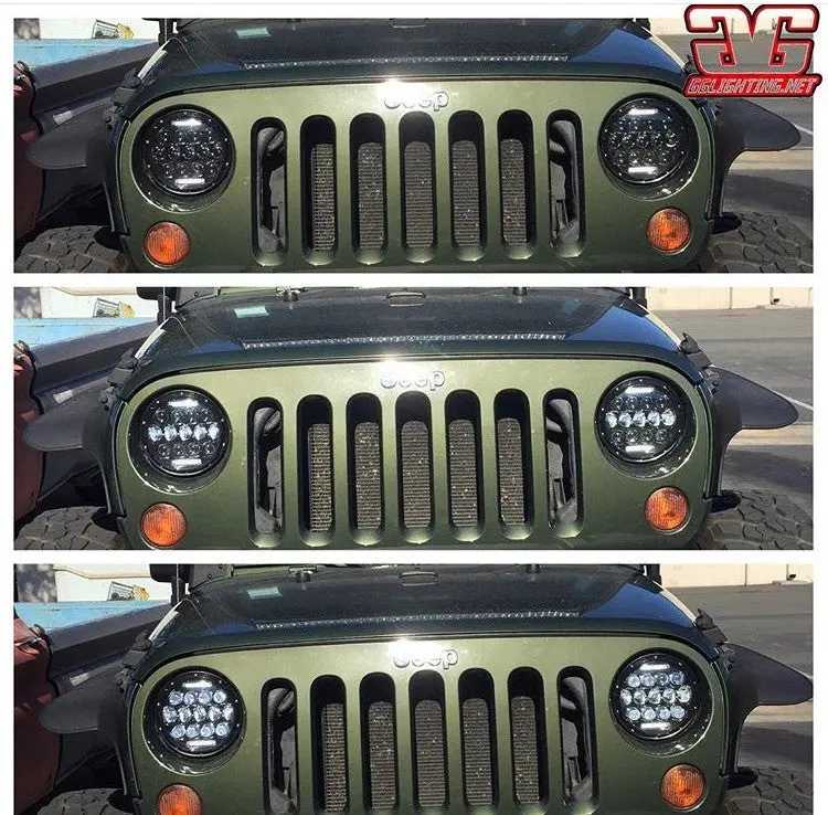 Round Plug & Play Headlight Replacement 2