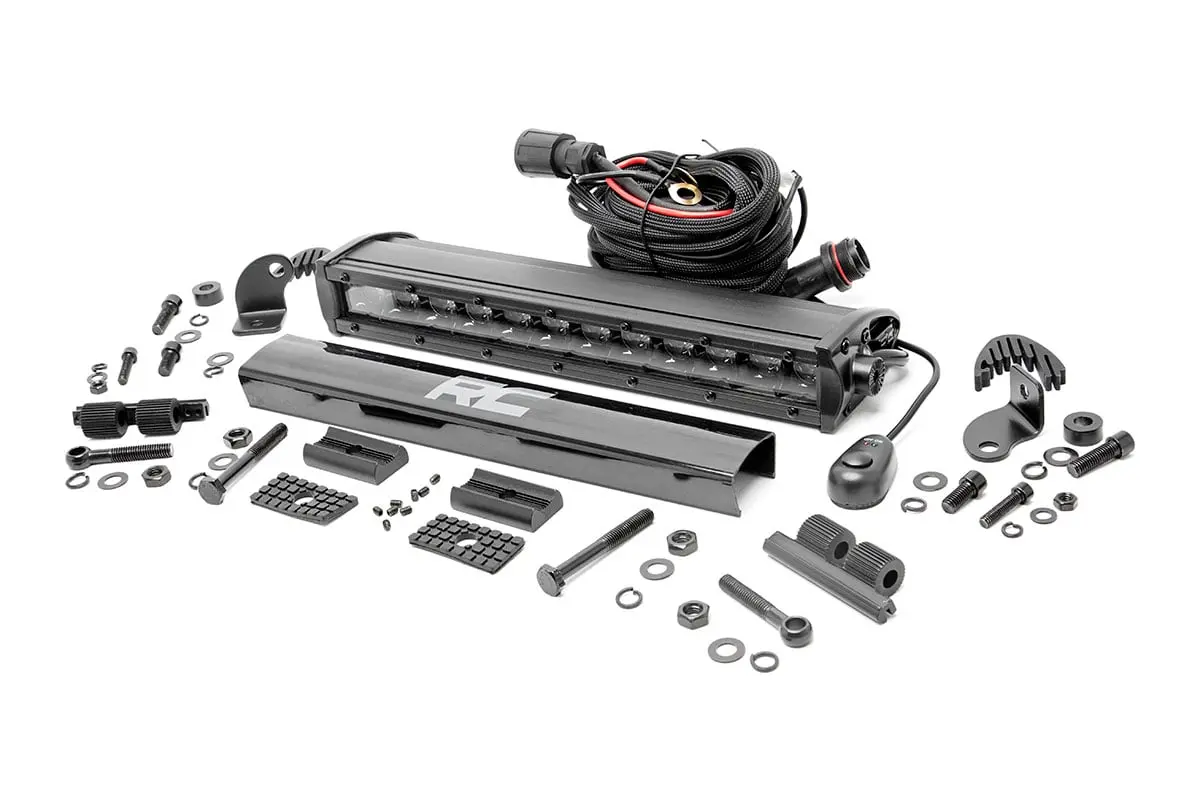 Black Series Led Light Bar 12 Inch Single Row 1