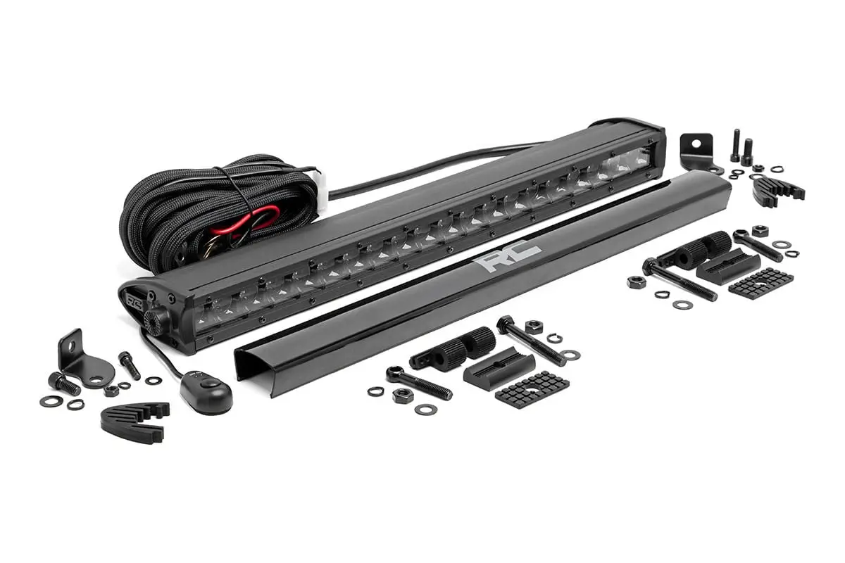 Black Series Led Light Bar 20 Inch Single Row 1