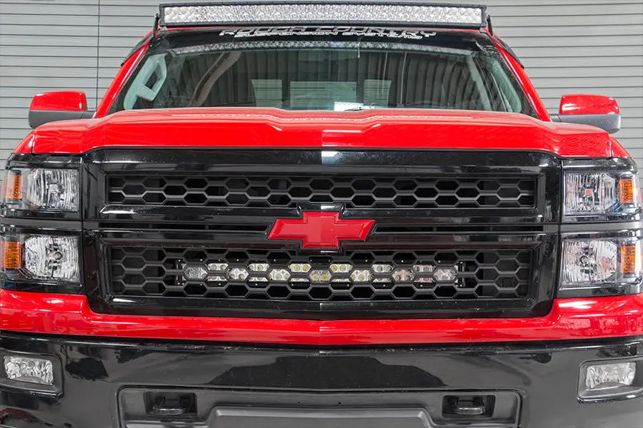 Chevrolet 30In Curved Cree Led Grille Kit Dual Row 14 15 Silverado 1500 1
