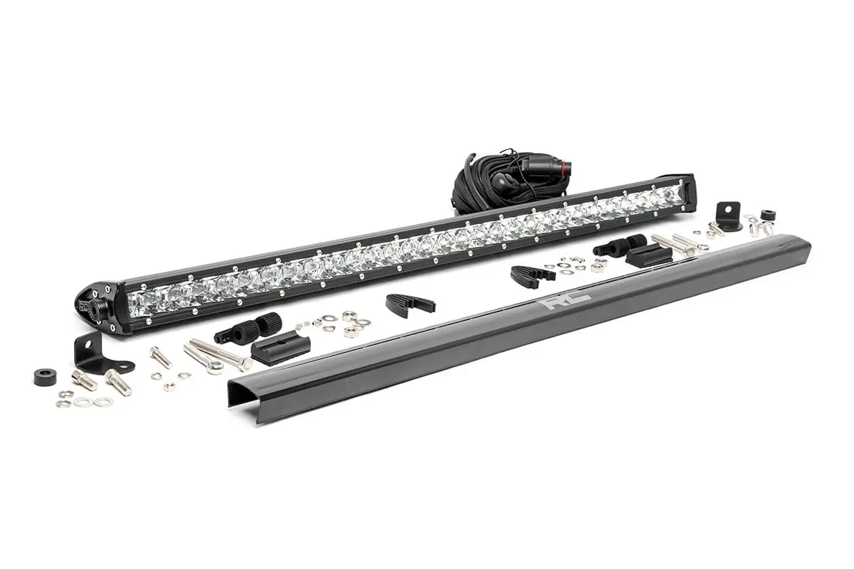 Chrome Series Led Light Bar 30 Inch Single Row 1