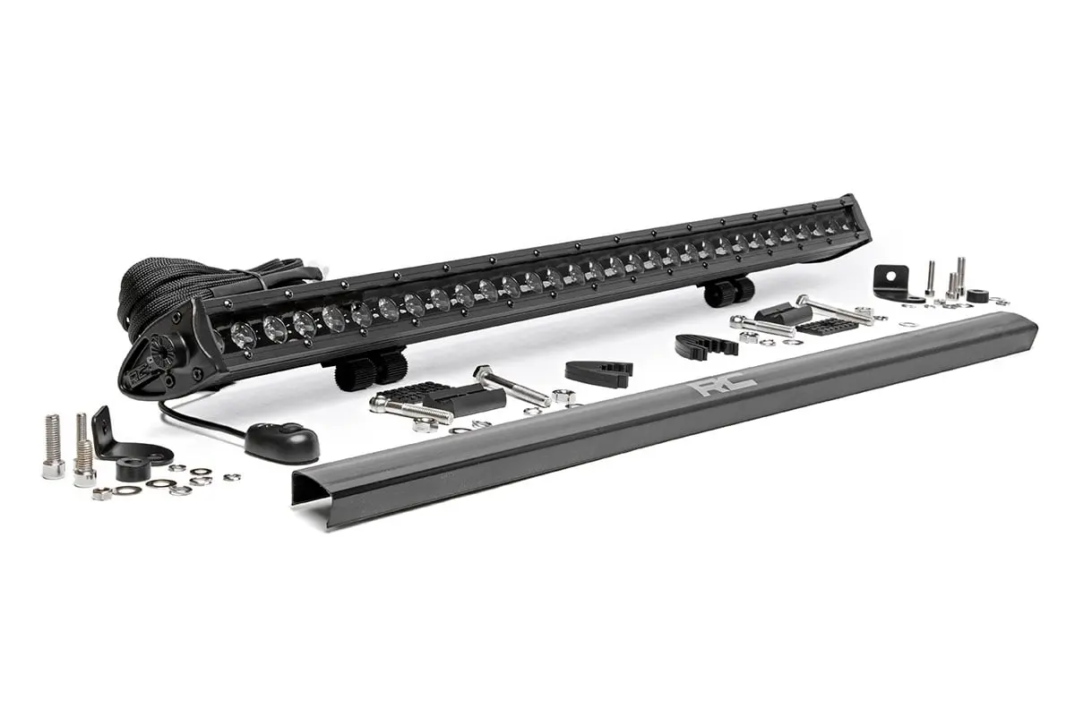 Black Series Led Light Bar 30 Inch Single Row 1