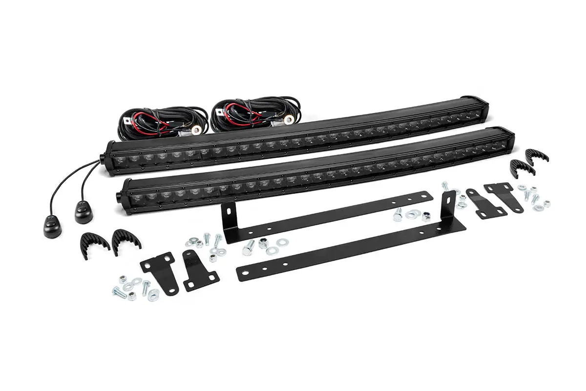 Led Light Grille Mount Dual 30Inch Black Single Row Ford F 150 09 14 1