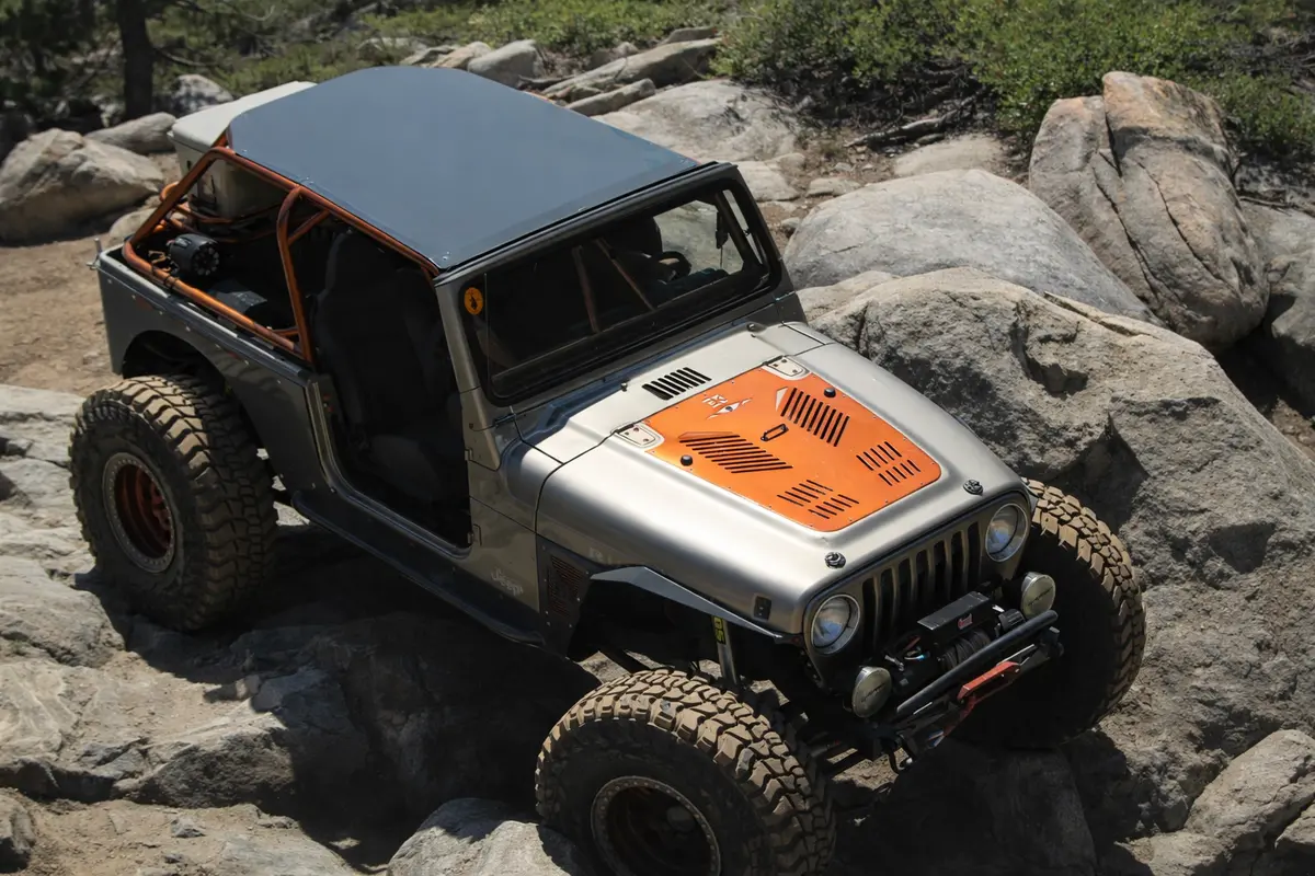 Diamond Series Hood Vent For Jeep Tj Wrangler 2