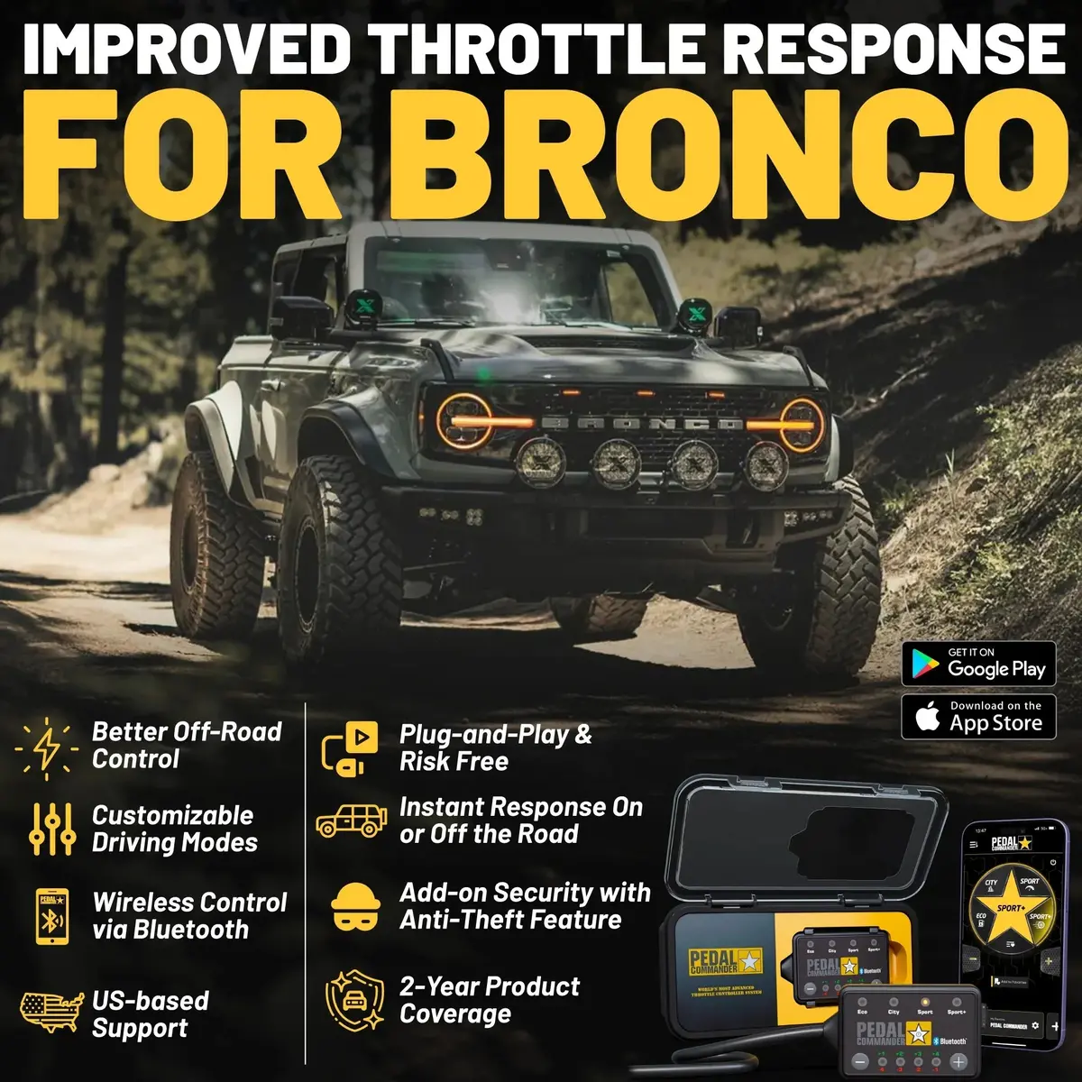 Pedal Commander For Ford Bronco 1