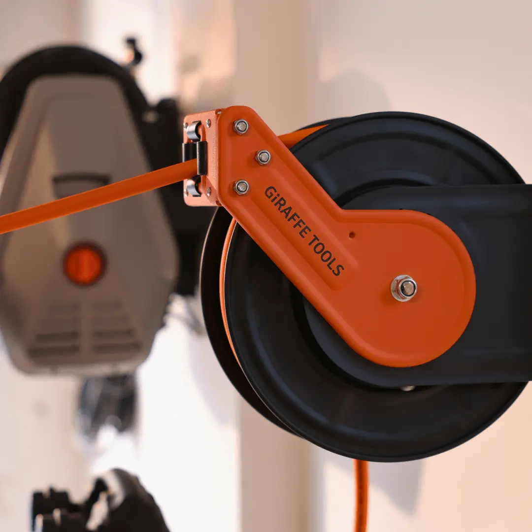 Retractable Air Hose Reel-Alloy Steel Reel-3/8In 25Ft-50Ft 1