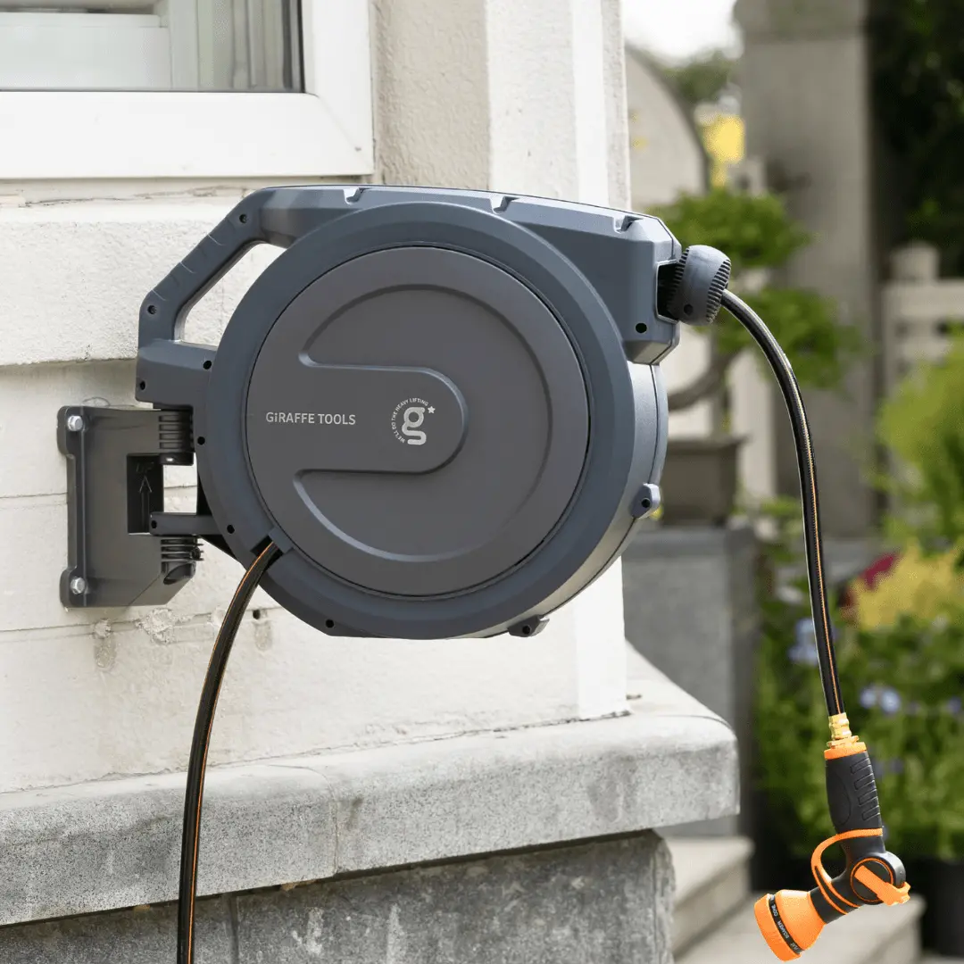 Retractable Garden Hose Reel-1/2In-78Ft 1