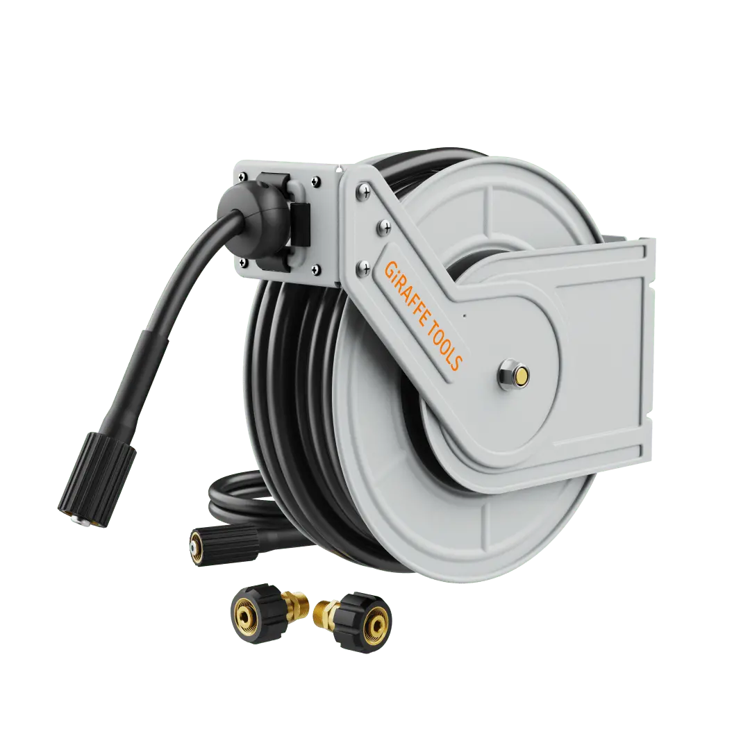 Retractable Pressure Hose Reel-1/4In 1