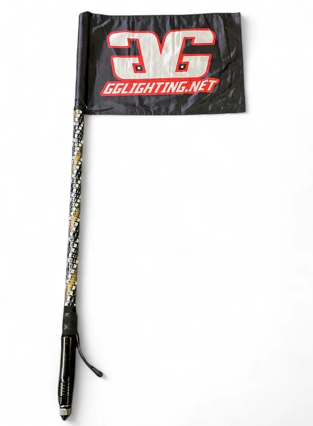 Revo 3' Rgb Bluetooth Lighted Whip 1