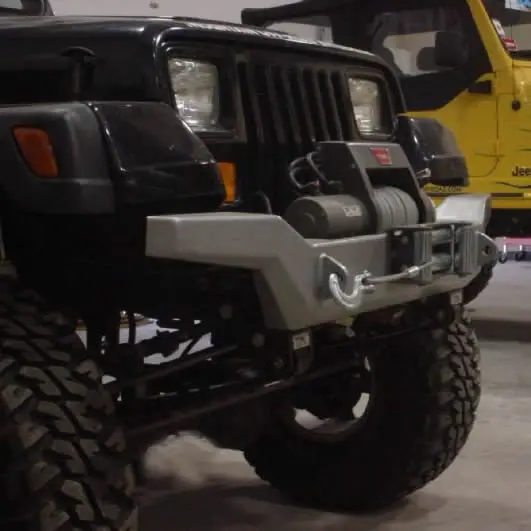 "Rock Proof" Front Bumper: High Clearance For Jeep Wrangler Yj (1987-95) 1