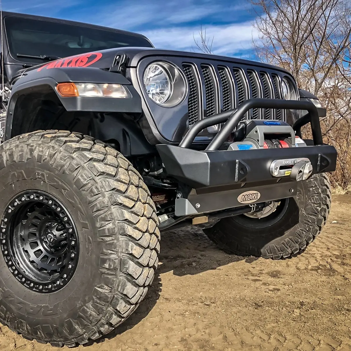 "Rock Proof" Front Bumper With Tube Work For Jeep Gladiator Jt (2020+) 1