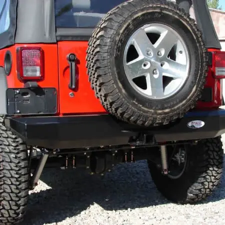 "Rock Proof" Rear Bumper With Clevis Mounts For Jeep Wrangler Jk (2007-18) 1