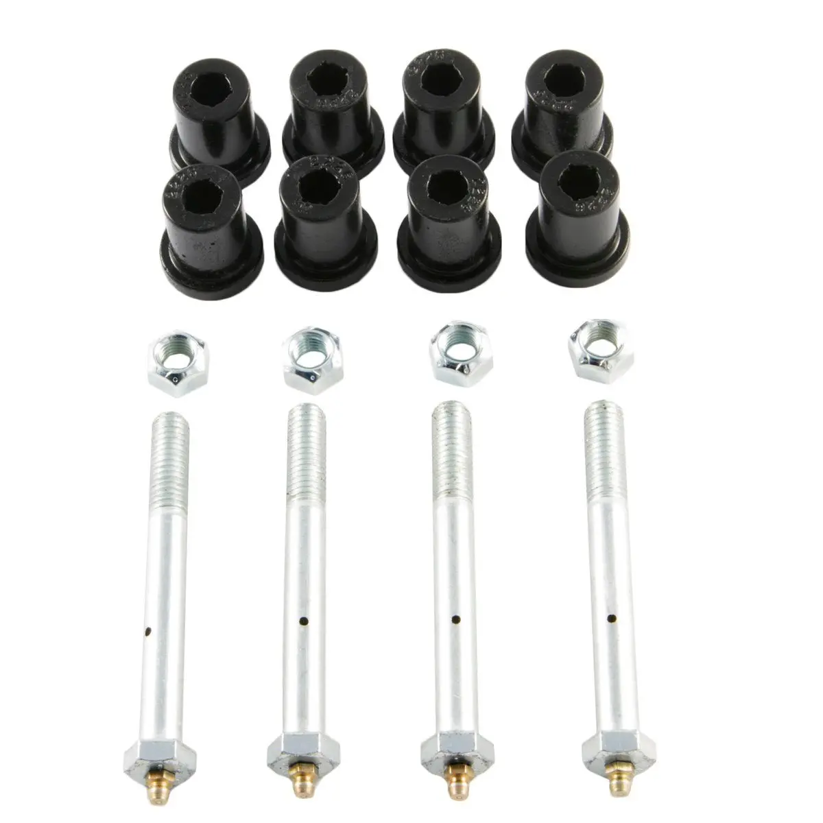 Shackle Bolts And Bushing Kit For Jeep Cj (1976-86) Rear 1